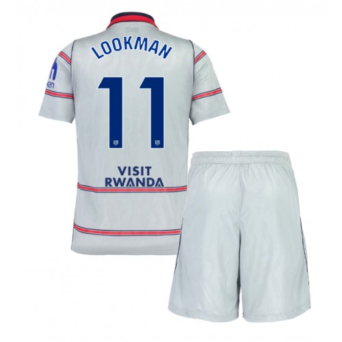 Atletico Madrid Ademola Lookman #11 Kolmas Peliasu Lasten 2026-27 Lyhythihainen (+ Lyhyet housut)